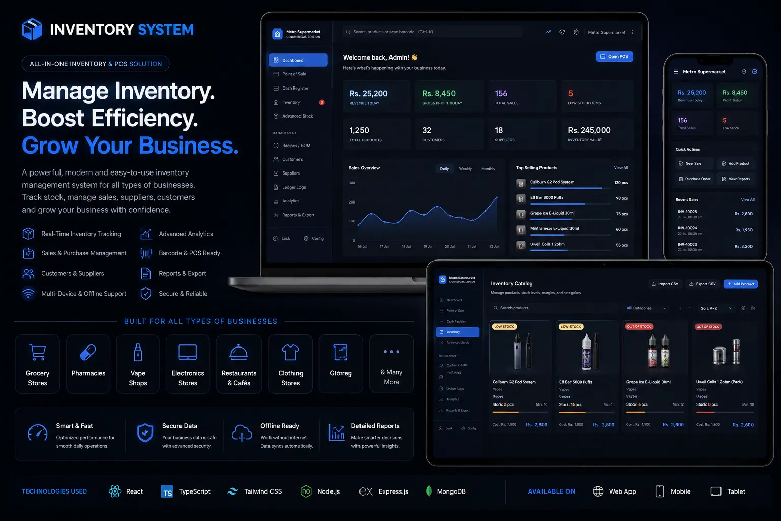 ApexInventory Hub - SaaS · Supply Chain Logistics